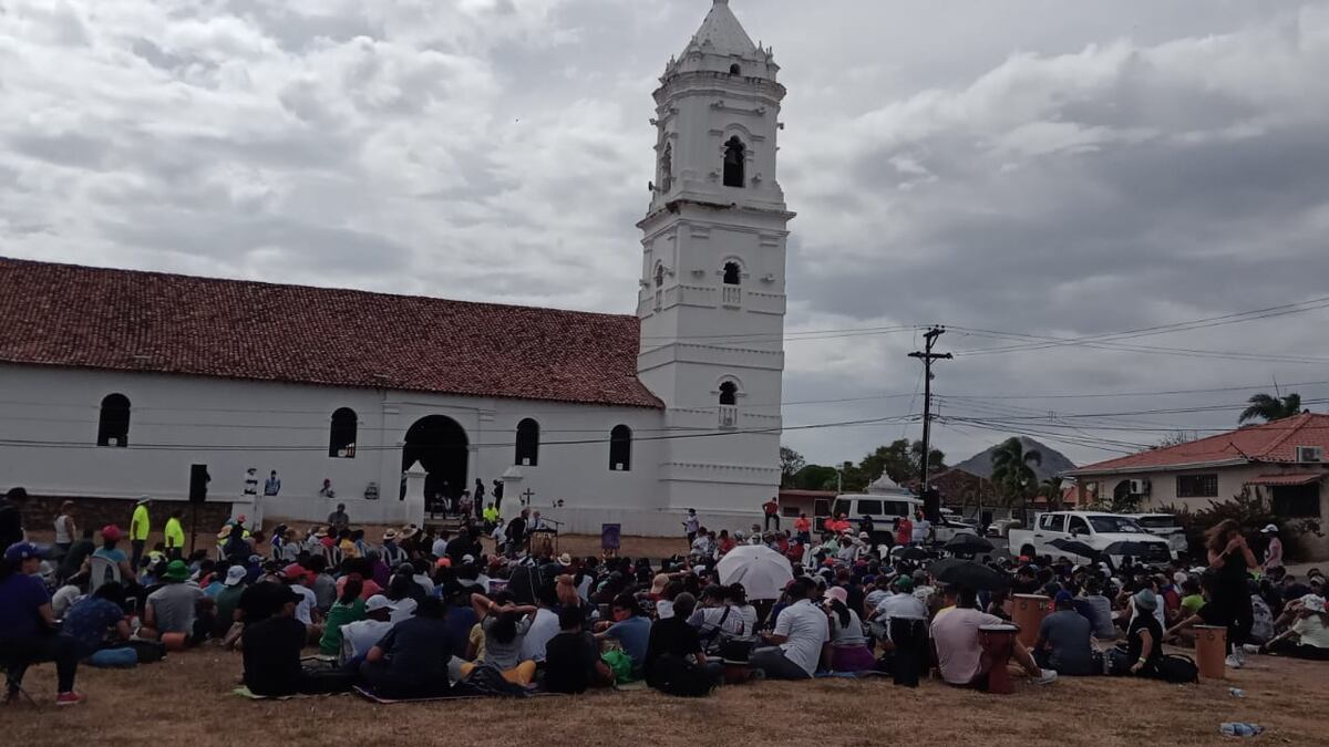 Jóvenes peregrinos se toman Natá de los Caballeros en Coclé