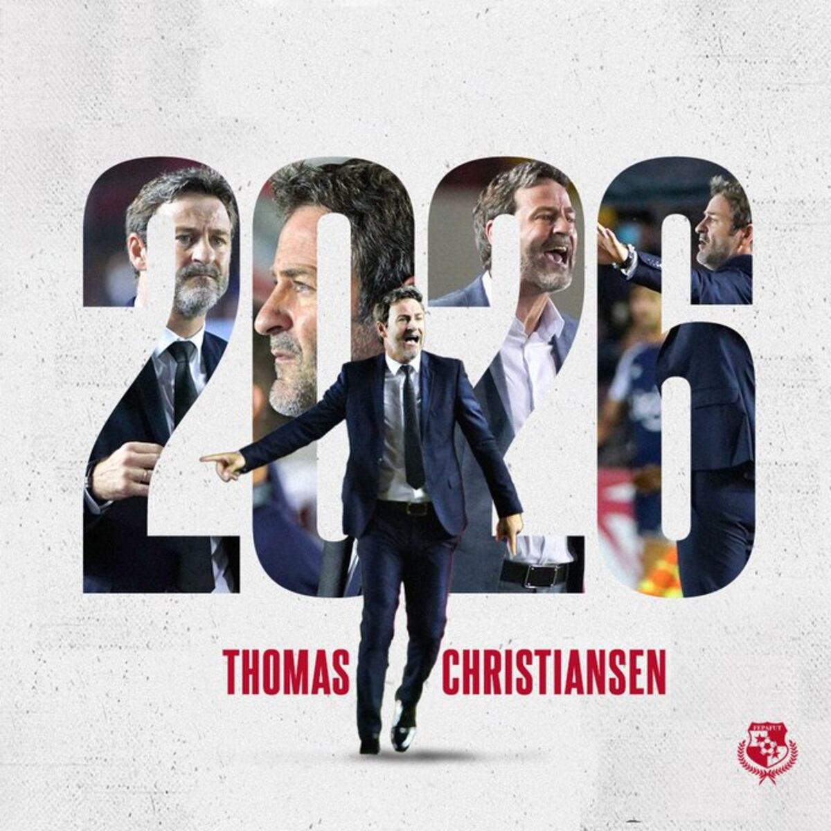 Ya es oficial. Thomas Christiansen seguirá con la Roja hasta 2026