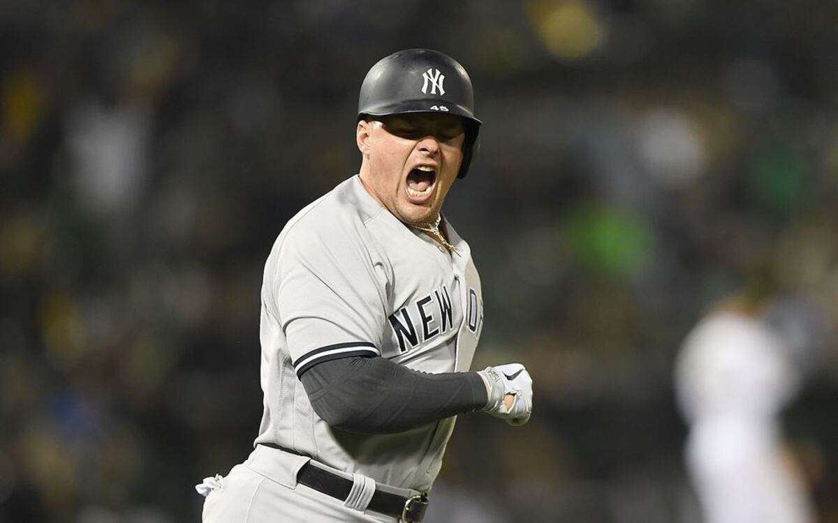 Luke Voit, de los Yankees, aparece entre los mejores primera base de la actualidad en MLB