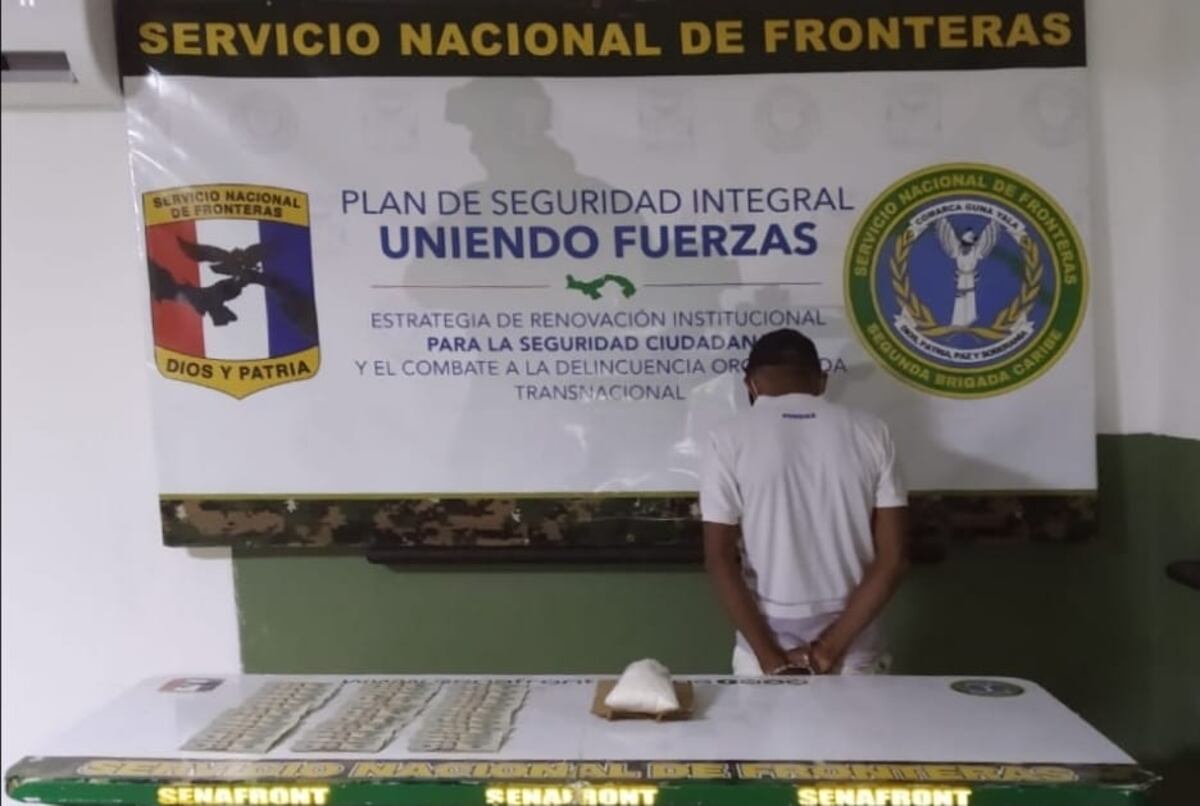 Detenido con droga y efectivo en Guna Yala