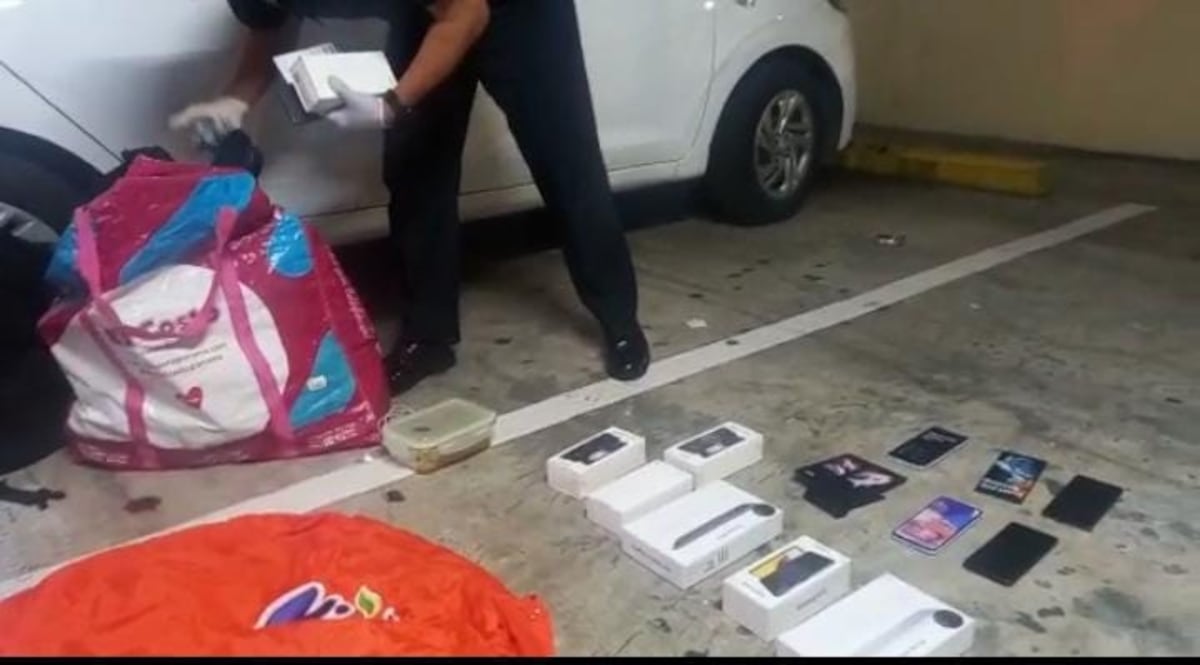 Capturan a tres delincuentes con celulares robados