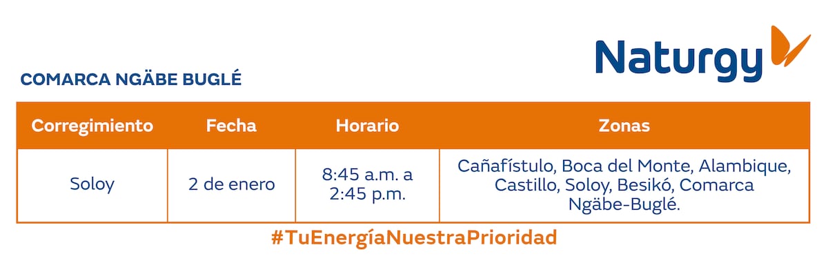 Trabajos de mantenimiento en la red eléctrica del 30 de diciembre de 2024 al 5 de enero de 2025