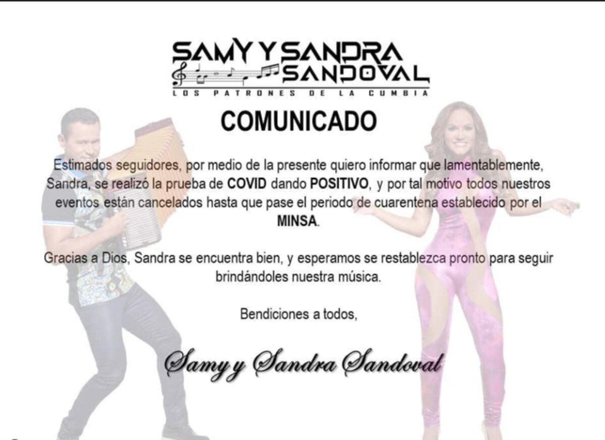 Amanecida en Los Uveros no va. Sandra Sandoval da positivo a la covid-19