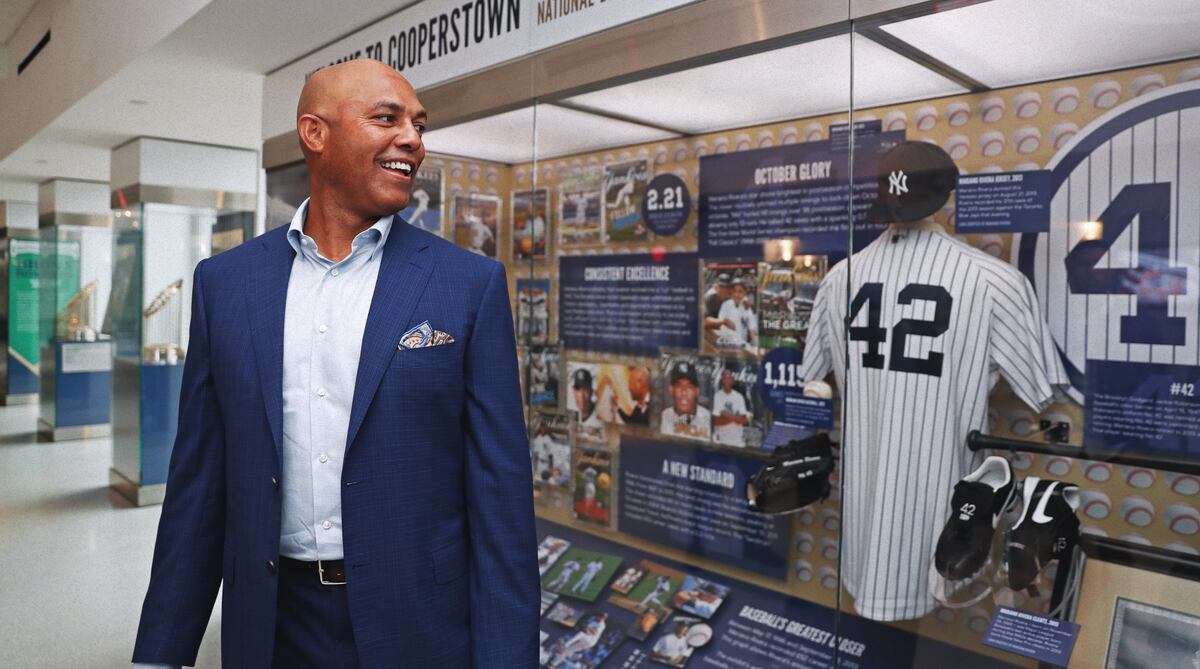 Mariano Rivera menciona a su Puerto Caimito en el Yankee Stadium +VIDEOS