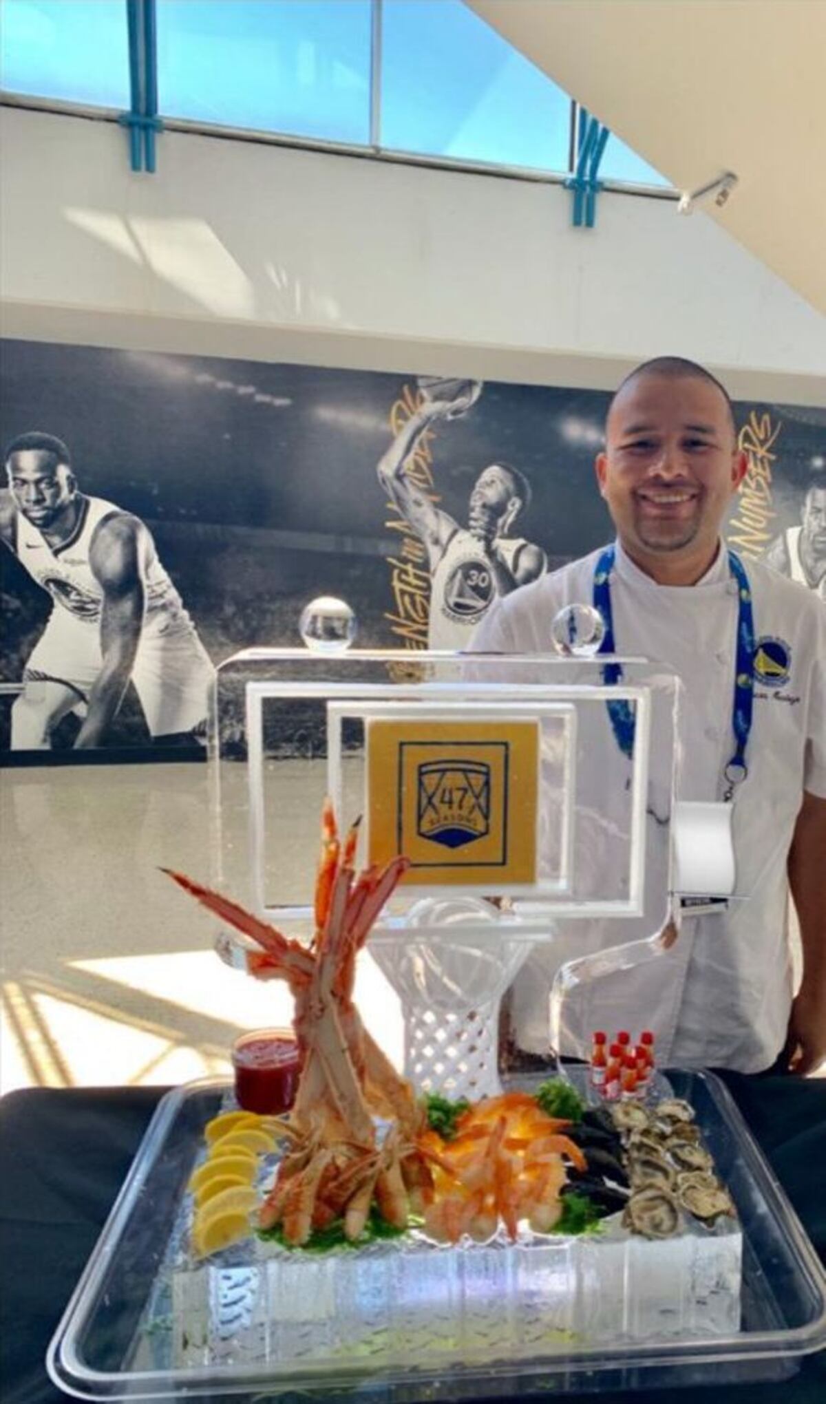 Un chorrerano es el chef ejecutivo de los Warriors de Golden State