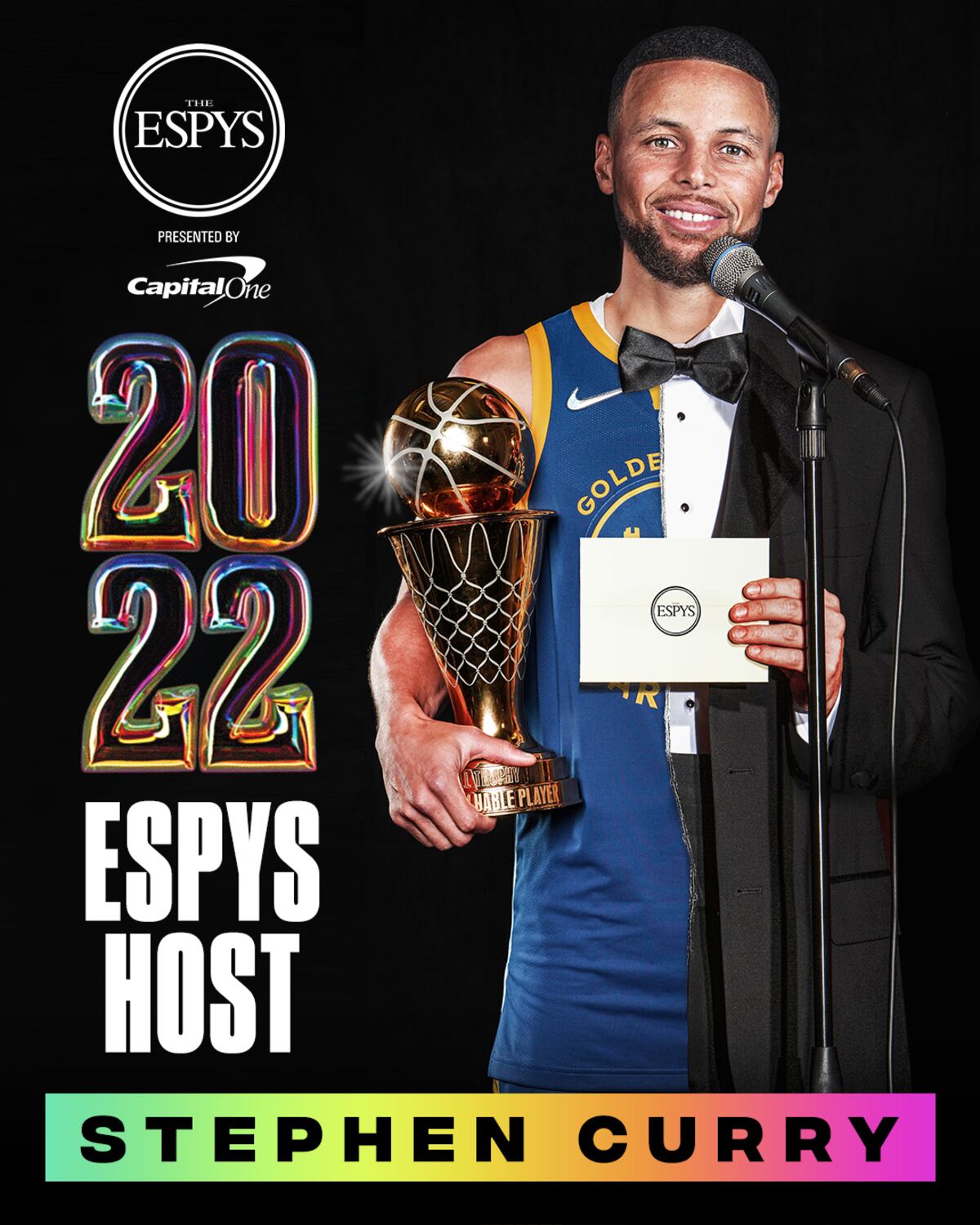 Stephen Curry presentará los premios que él mismo pudiera ganar