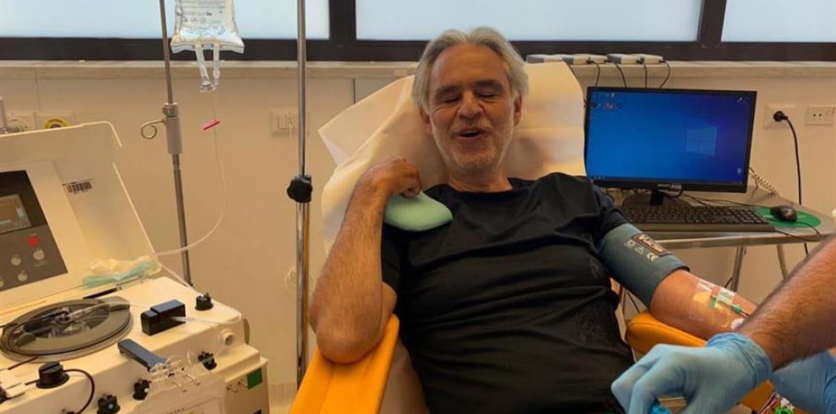 El tenor Andrea Bocelli y toda su famila, también se infectaron con el nuevo coronavirus