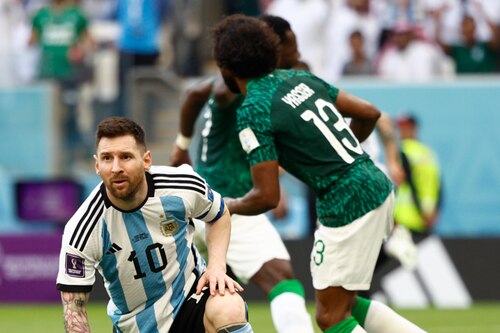 Ay mi Dios. Arabia Saudita puso de rodilla a la Argentina de Messi