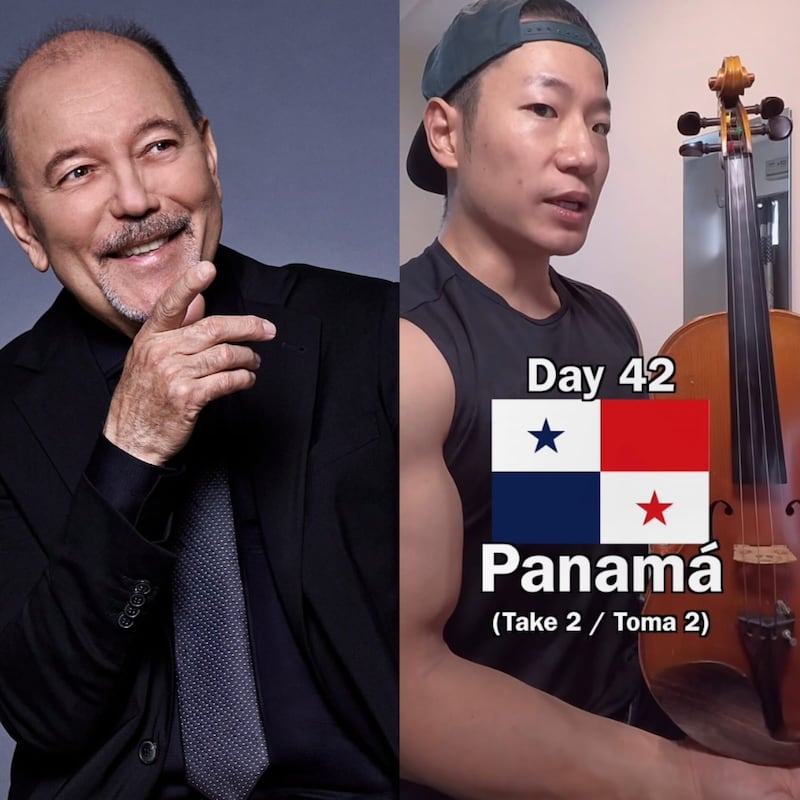 VIDEO | Violinista japonés rompe redes tocando ‘Patria’ de Rubén Blades y soltando un ‘¿Qué xopá?’