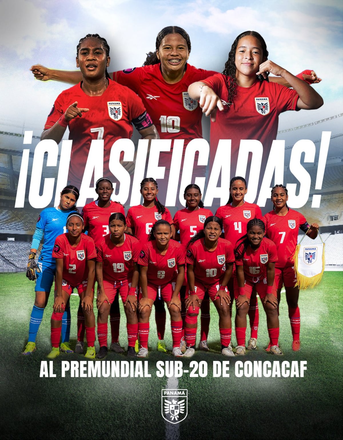 Panamá Sub-20 Femenina clasifica invicta al Campeonato Concacaf 2025 tras empate ante Dominicana