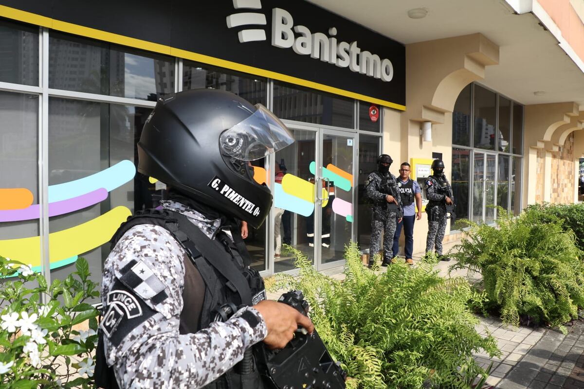 Intento de robo en Banistmo de la Justo Arosemena. Policía captura a uno de los asaltantes. Video