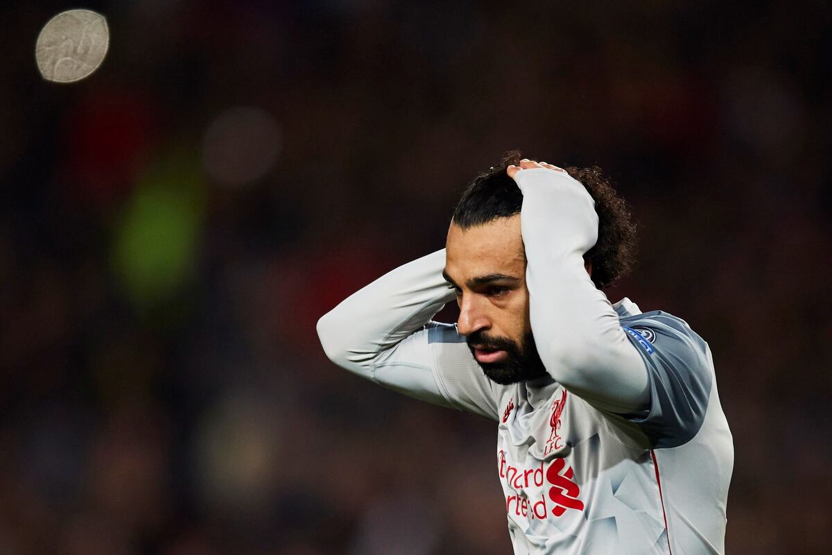 Mohamed Salah se perderá el juego contra el Barcelona