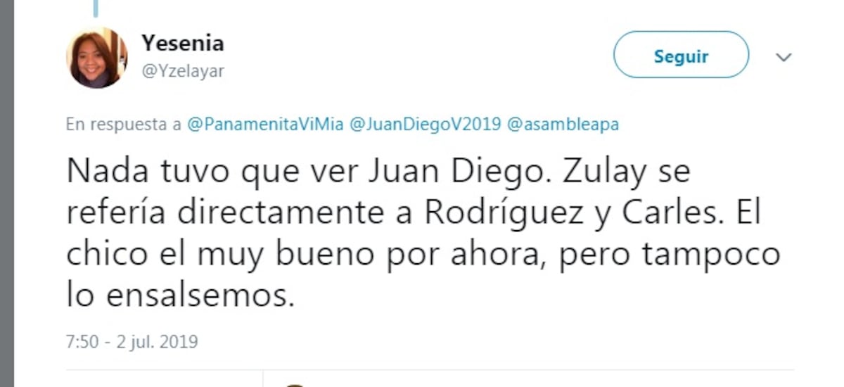 Se formó. Disputa entre diputados Zulay Rodríguez y Juan Diego Vásquez. Se enfrentan