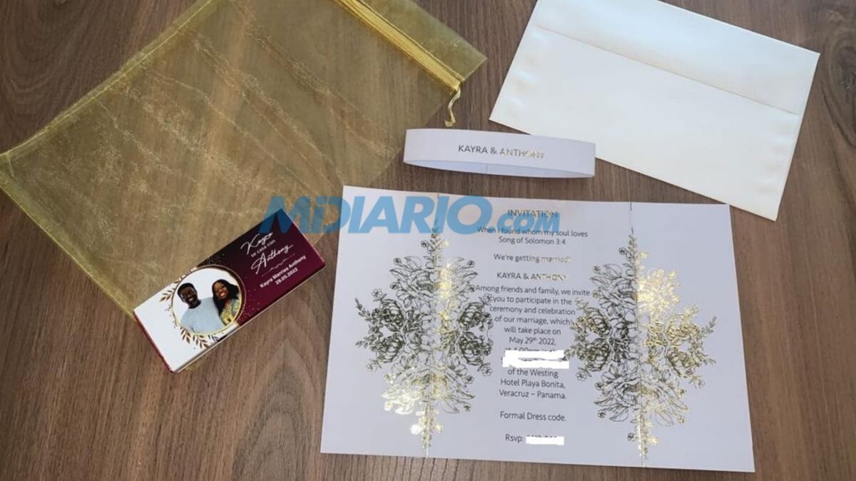 Exclusiva. Confirmada la boda real entre príncipe de Ghana y diputada panameña. Invitaciones tienen incrustaciones de oro