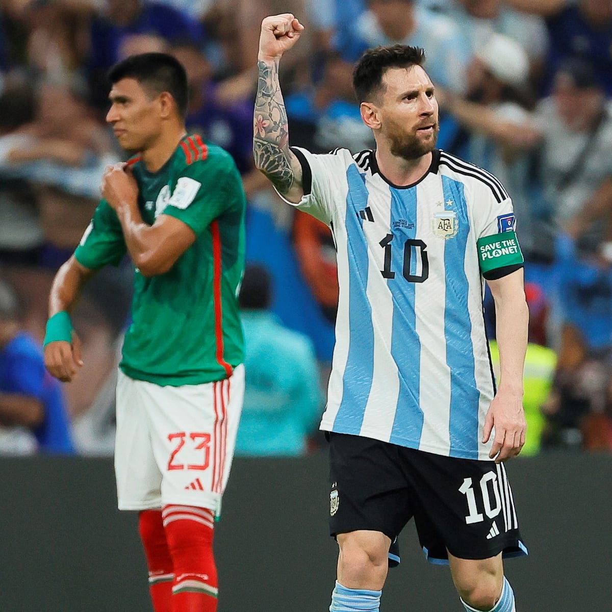 Nada de Pecho Frío. Messi y Fernández le dan el triunfo a Argentina sobre México