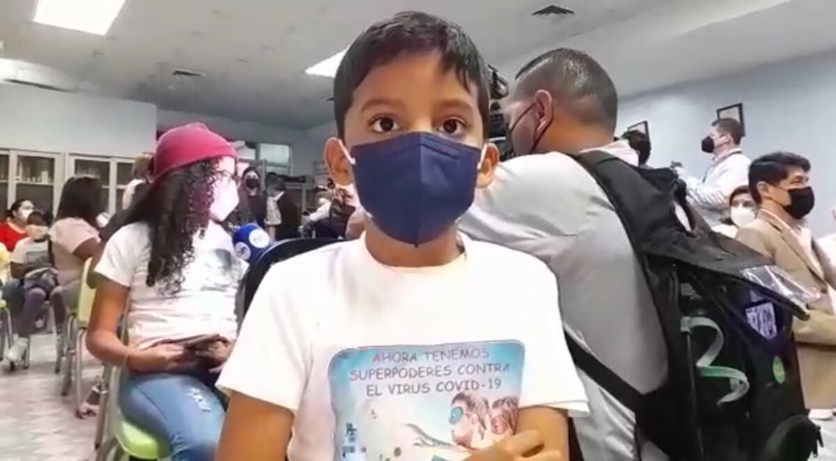 Histórico. Inicia vacunación de niños de 5 a 11 años contra covid-19 en Panamá. Chequee dónde está disponible. Video