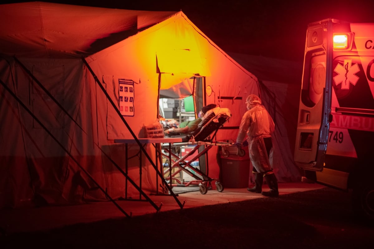 Hospital campaña en La Chorrera recibe primeros pacientes en recuperación