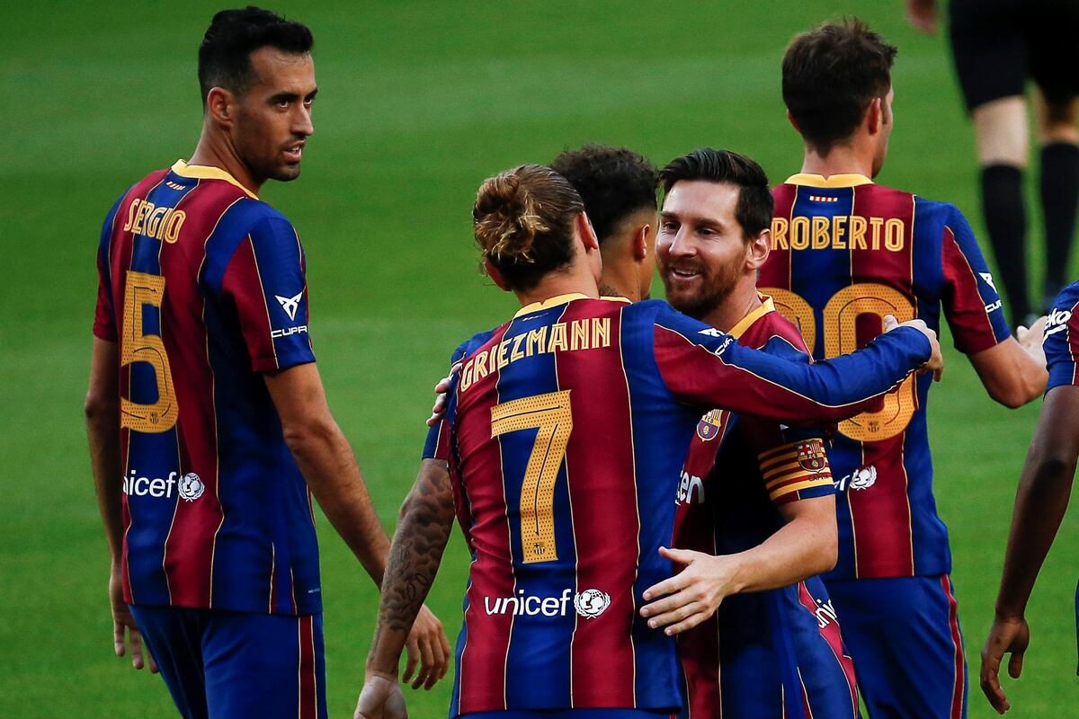 Con Messi en cancha el FC Barcelona gana primer trofeo de la temporada. Video 