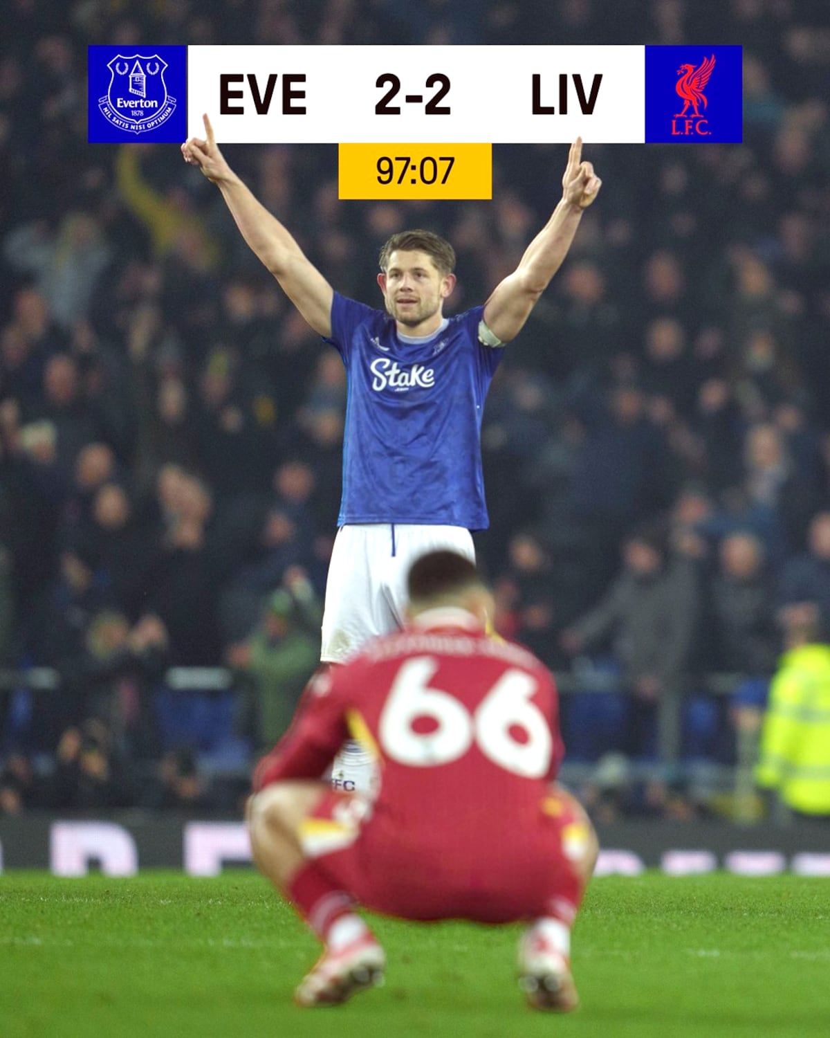 Desmadre en el derbi de Merseyside: Tres expulsados y batalla campal en el adiós de Goodison Park