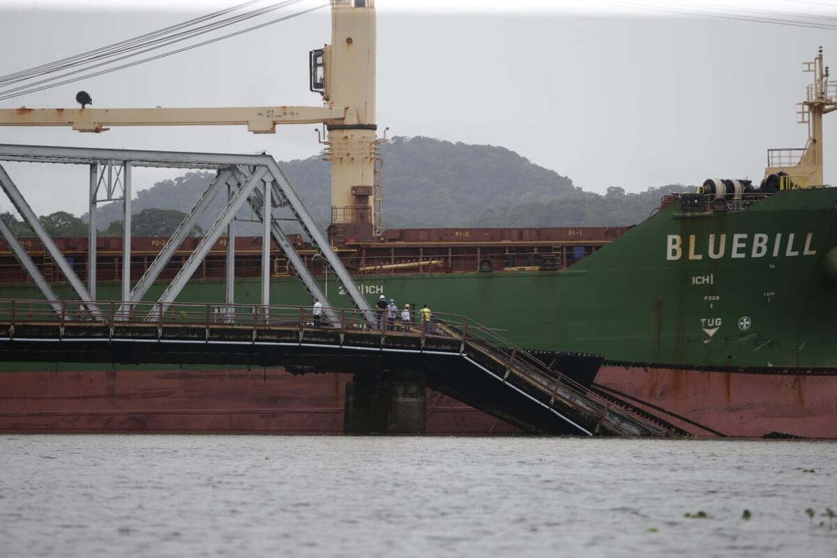 Por 15 días. Panama Canal Railway interrumpirá servicio tras choque de buque con puente de Gamboa