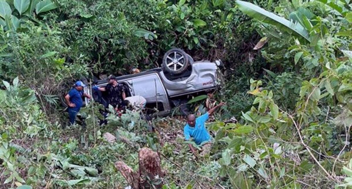 Un muerto y varios heridos deja accidente en la carretera hacia Guna Yala