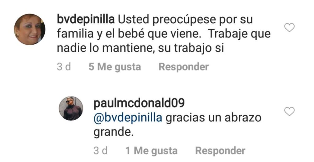 Paul Mcdonald se defiende de ataques y críticas: ‘Yo no tengo nada que aprovechar, a mi nadie me regala nada’ 