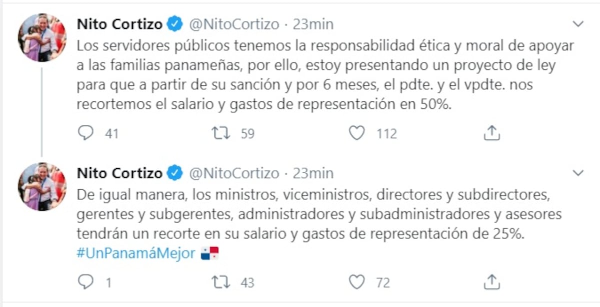 Ahora sí, habrá reducción de salarios en el Gobierno, anunció Nito, tras tres meses de crisis