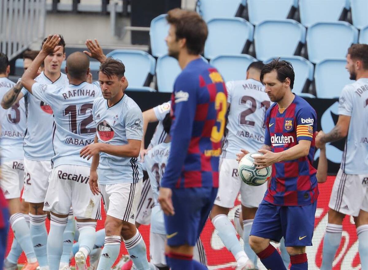 Iago Aspas frustra al Barcelona que iguala con el Celta y sede puntos en su lucha con el Real Madrid