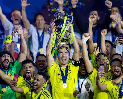 Cristiano Ronaldo brilla con doblete y corona a Al‑Nassr campeón