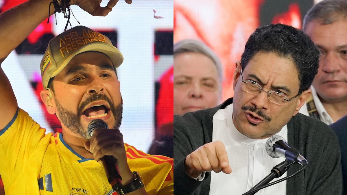 Colombia vivirá una segunda vuelta de alto voltaje entre Abelardo De la Espriella e Iván Cepeda