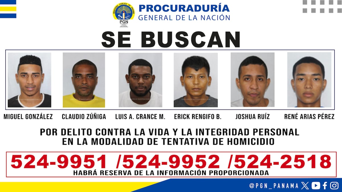 ¡Se busca a 13 fugitivos! Fiscalía clama ayuda ciudadana para capturarlos