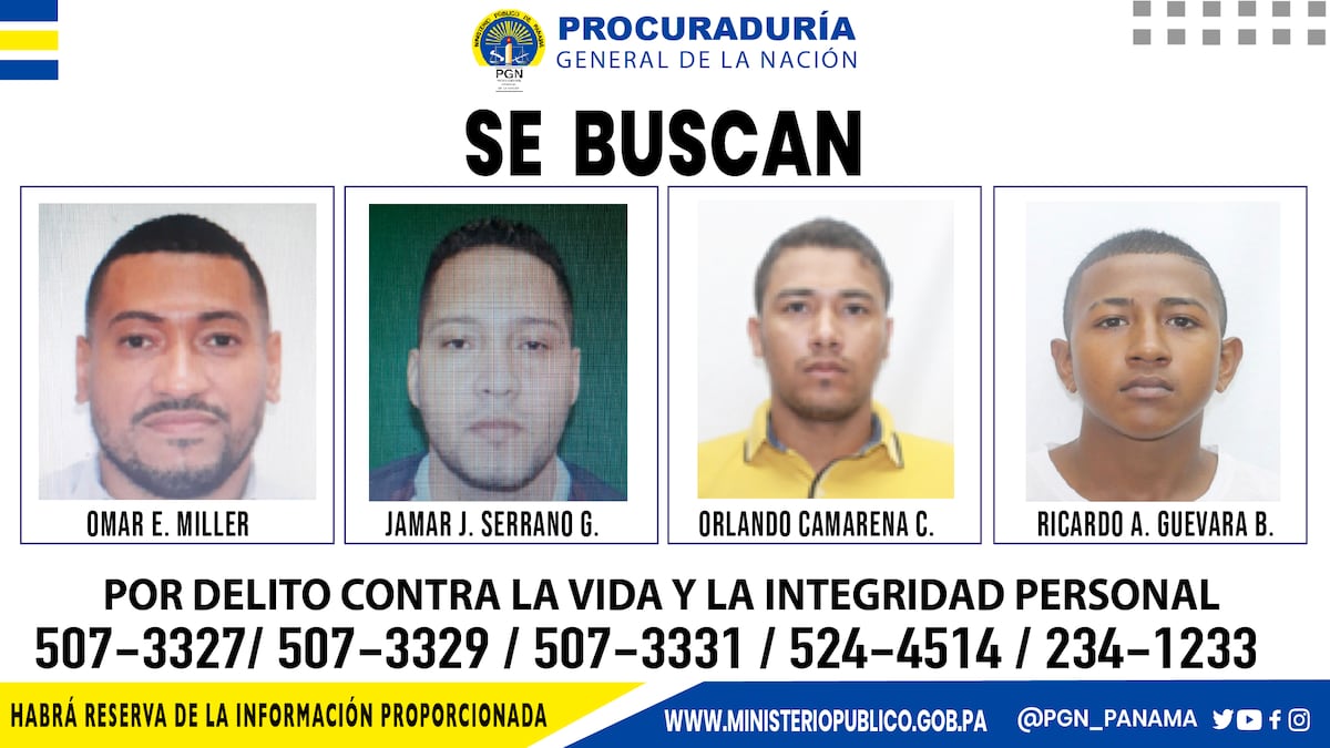 Los rostros homicidas que buscan las autoridades