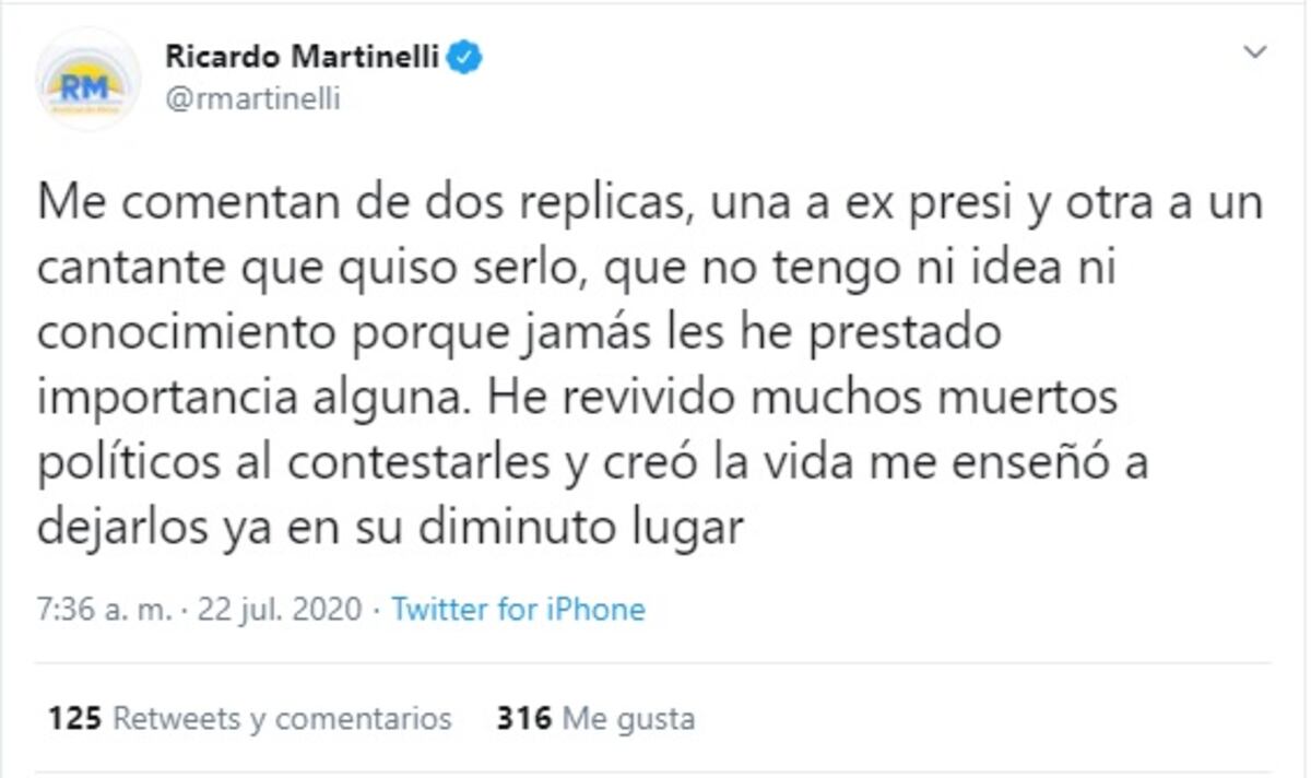 Se enfrascan en redes. ‘Es preferible ser un mal actor que un consagrado ladrón’. Rubén Blades responde a texto atribuido supuestamente a Martinelli