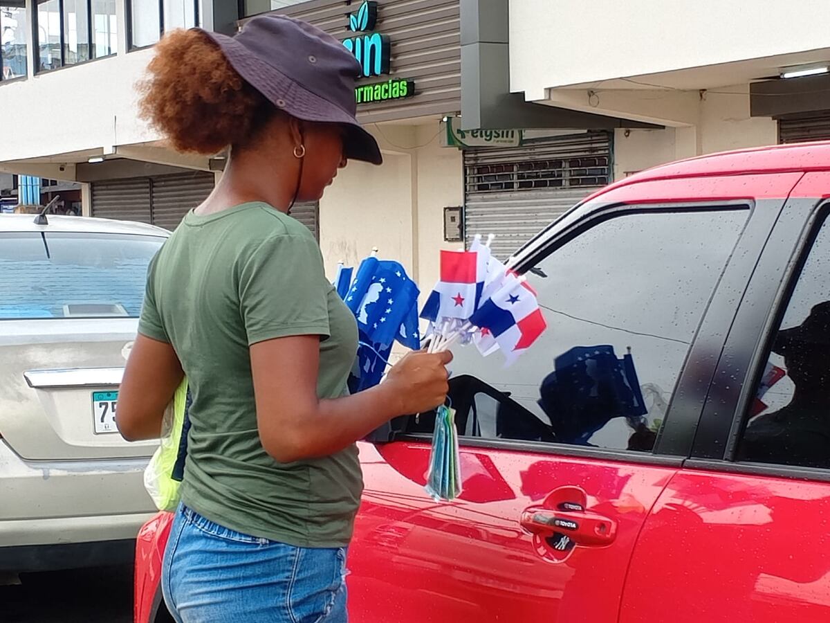 Santiago se viste de Patria: Comercios y vendedores deslumbran con sus banderitas en pleno mes de noviembre