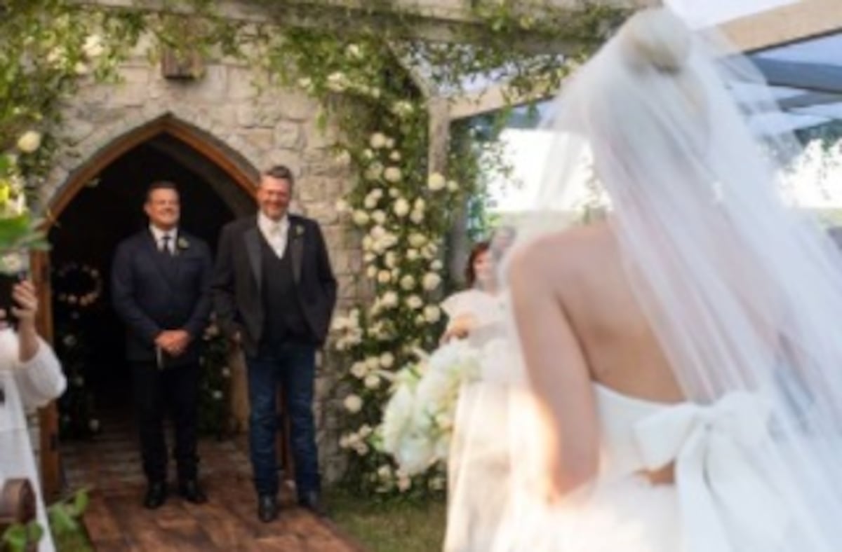 La boda en fotos de Gwen Stefani y Blake Shelton