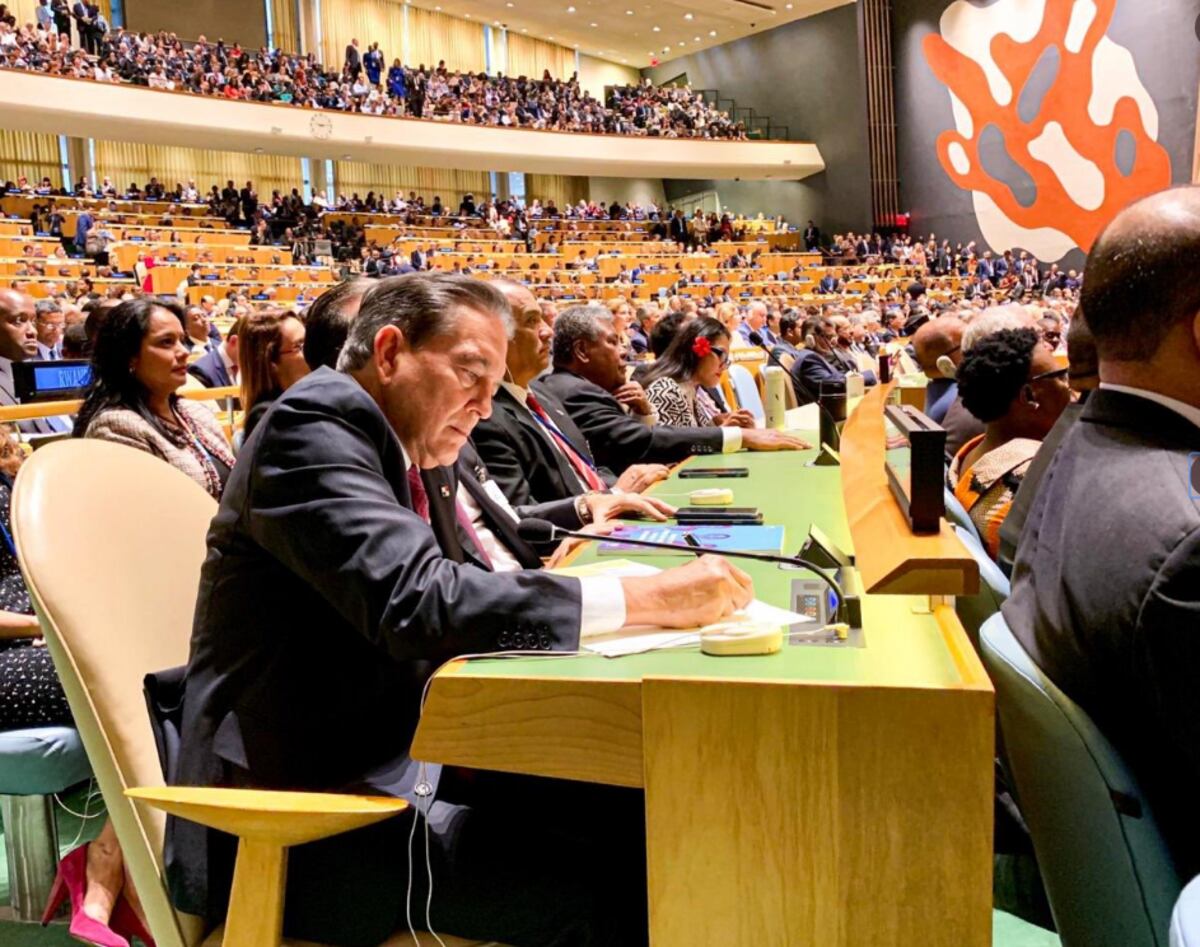 Cortizo se encuentra en Nueva York para participar en Asamblea General de la ONU