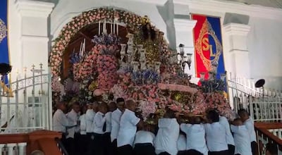 Miles de devotos acompañan a Santa Librada en multitudinaria procesión por Las Tablas