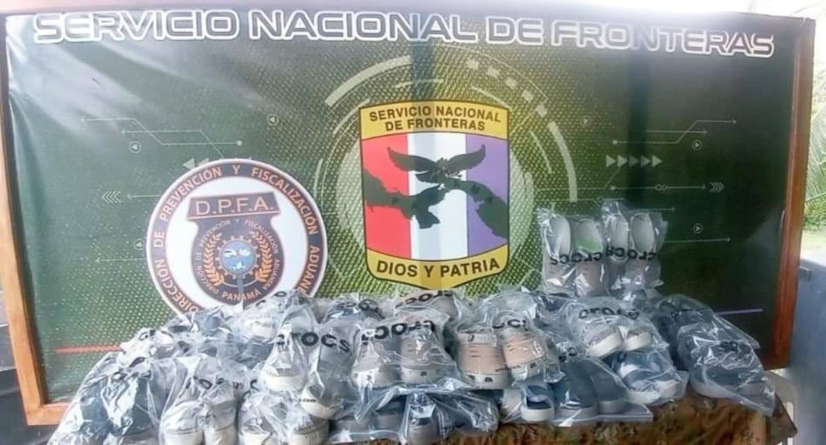 Senafront decomisa 38 pares de sandalias falsificadas en Chiriquí