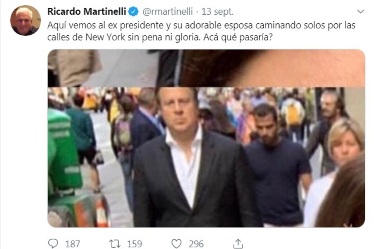 Indignada. Flor Mizrachi cuestiona a Martinelli por chiste ‘insensible’. El exmandatario revela fotos de Varela con su esposa