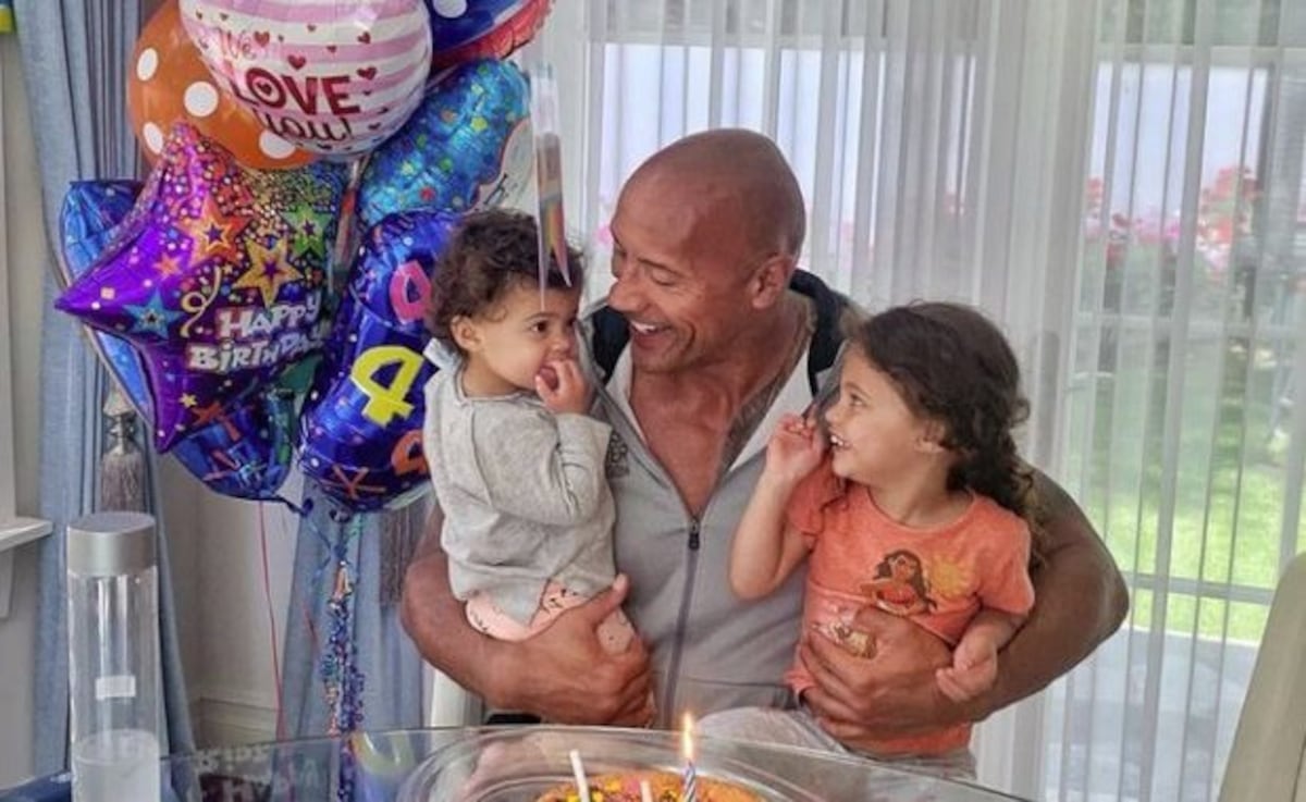 The Rock elimina foto de su hija pequeña, tras polémica