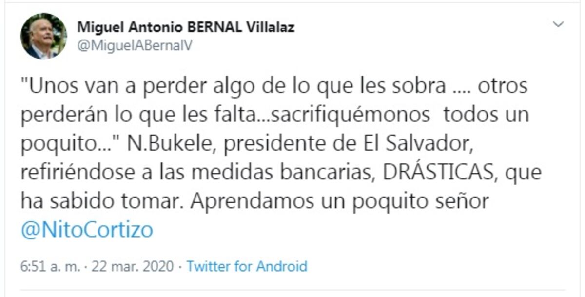 Indignada. La One Two pide cuarentena severa a todos como en El Salvador, sin miedo y sin pago a nada