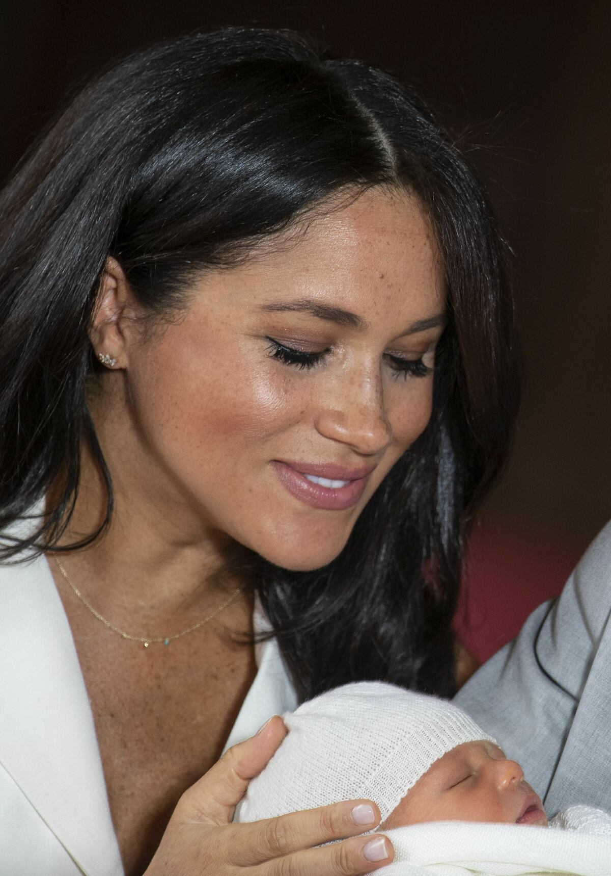 ¡Una de las imágenes más esperadas!  El príncipe Harry y Meghan presentan a su primer hijo 