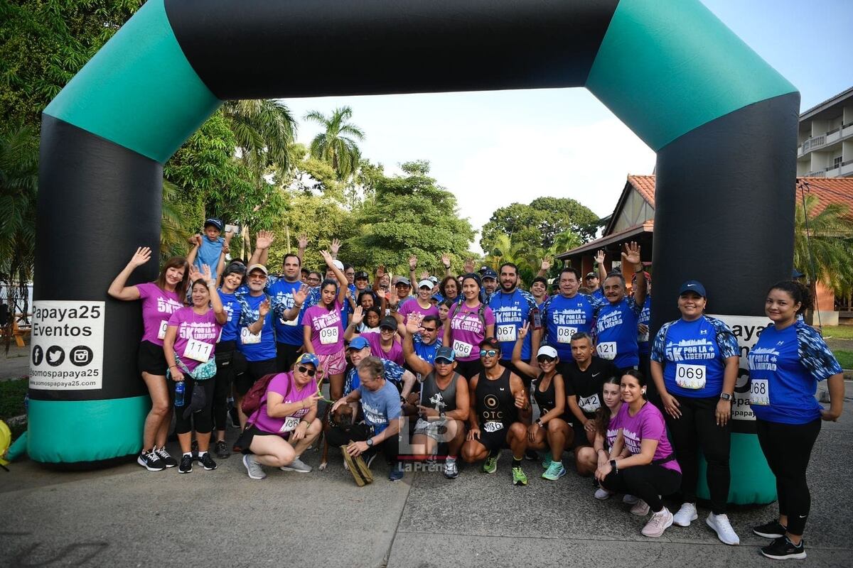 Realizan en la Calzada de Amador la carrera ‘Por la libertad’ para promover las primarias venezolanas