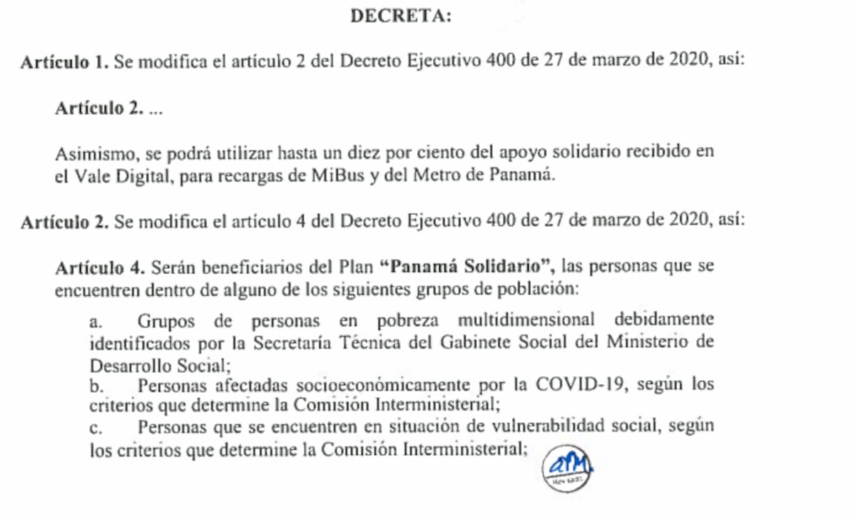 Anuncian cambios. Entérese quiénes ya no podrán recibir vales y bonos solidarios. Gobierno Nacional ajusta algunos criterios 