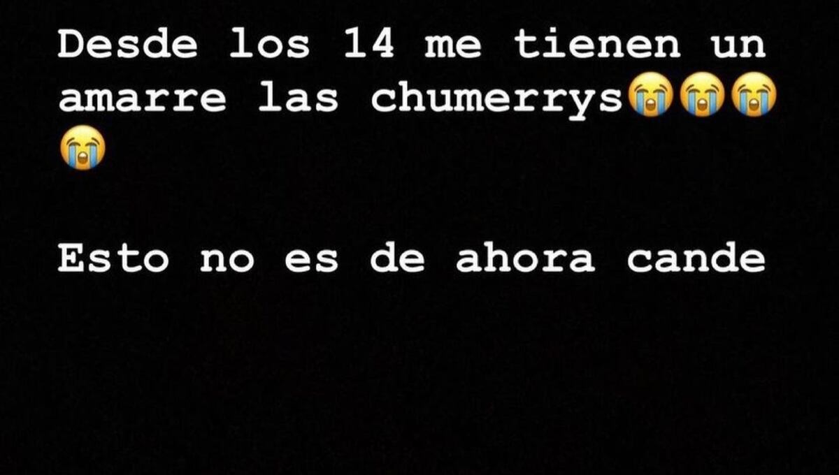 Dios del verbo. Yemil insinúa que desde que era menor ‘las chumerris’ le tienen amarres