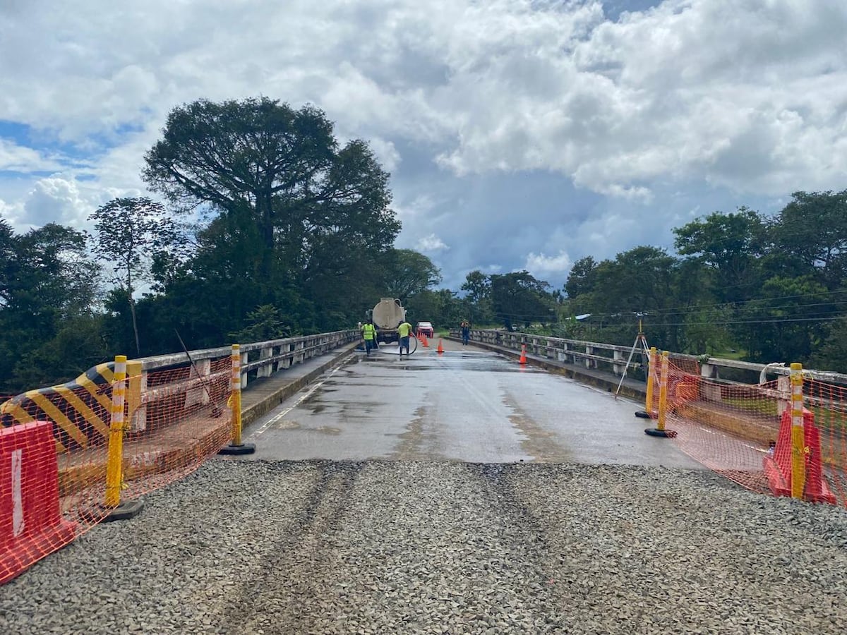 Avanzan trabajos en el puente de Soná: Pronto soportará 25 toneladas