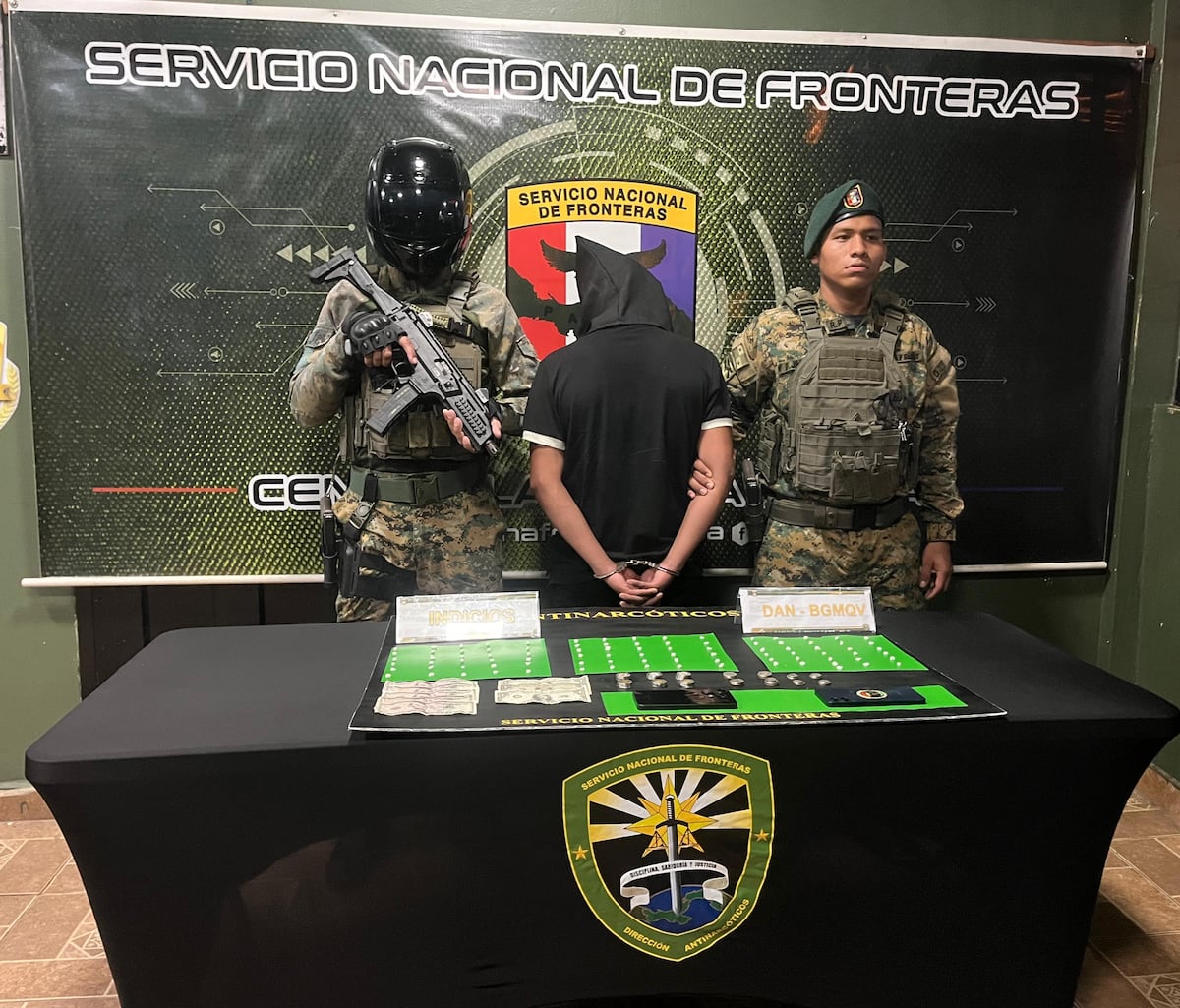 Cae con más de 90 fragmentos de ‘crack’ en Guabito: operativo fronterizo detecta actitud sospechosa