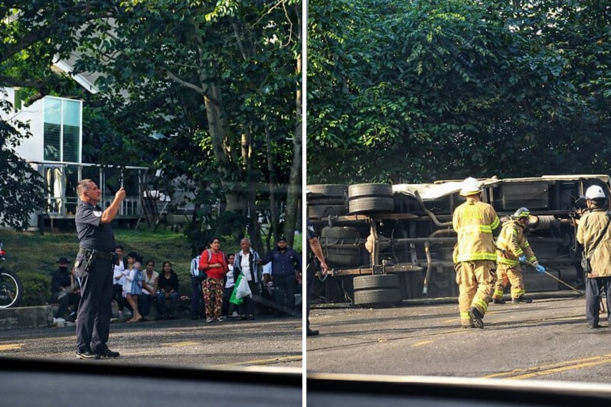 Accidente en el puente de las Américas deja 29 personas lesionadas