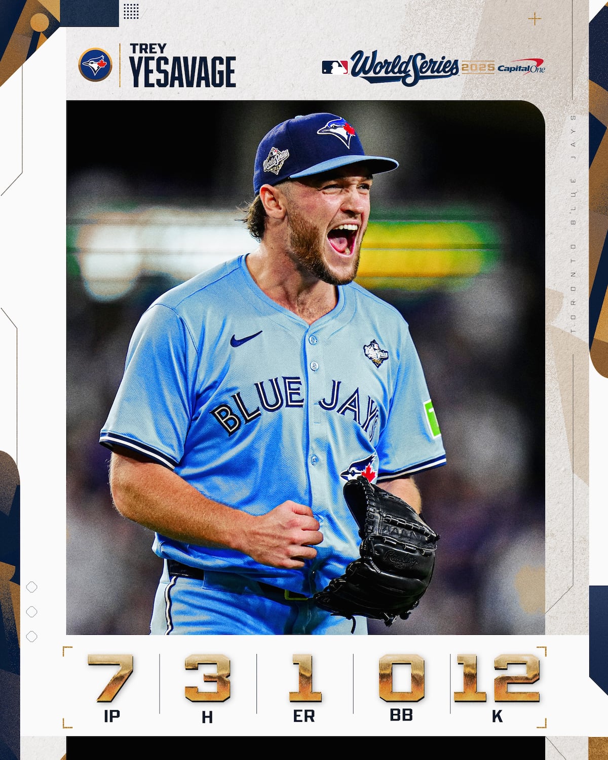 Trey Yesavage se une a las leyendas con 12 ponches en la Serie Mundial