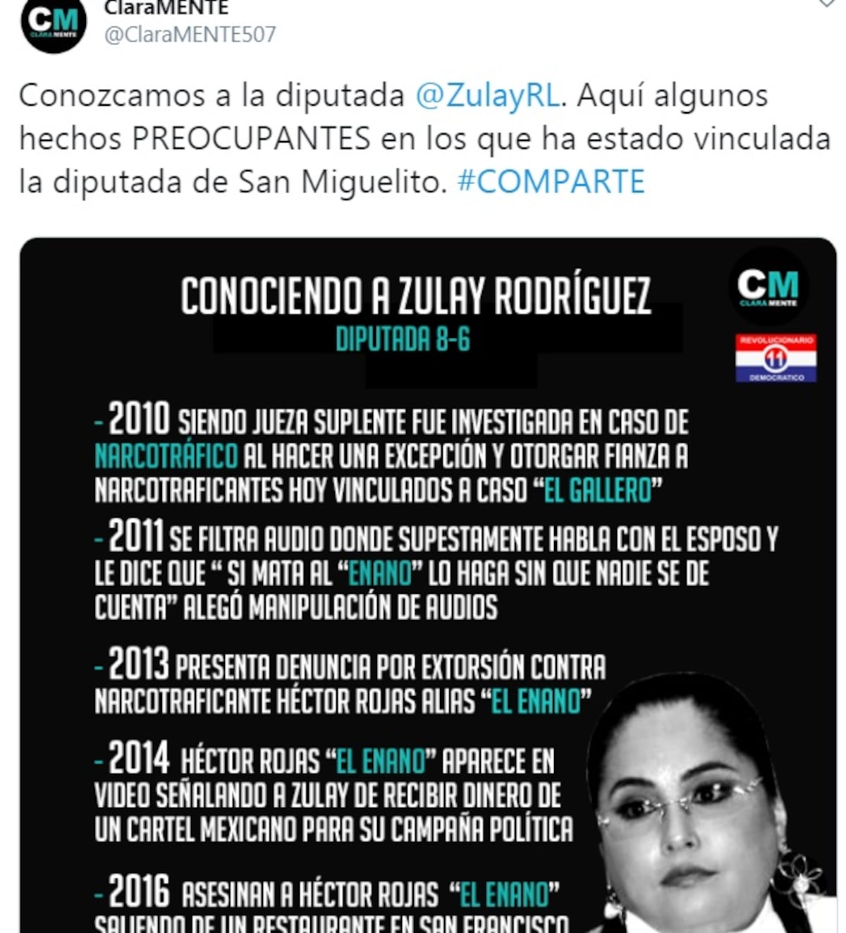 Fueeeerte. ’Salió huyendo, Zulay. No aguantó las cuatro verdades”, asegura Alvin Weeden 